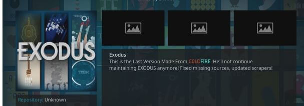 exodus addon-update