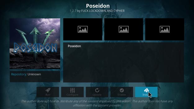 Complemento de video de Poseidon