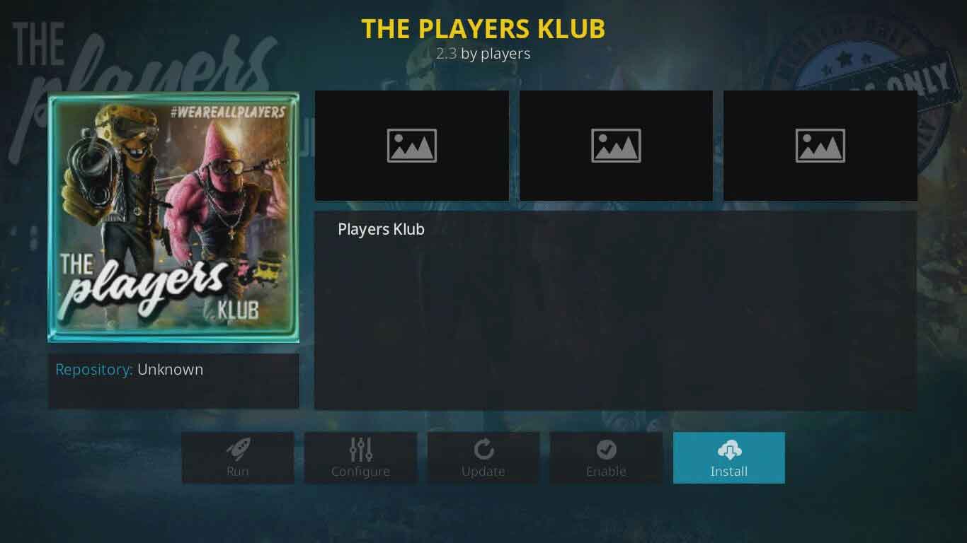 jugadores klub en kodi