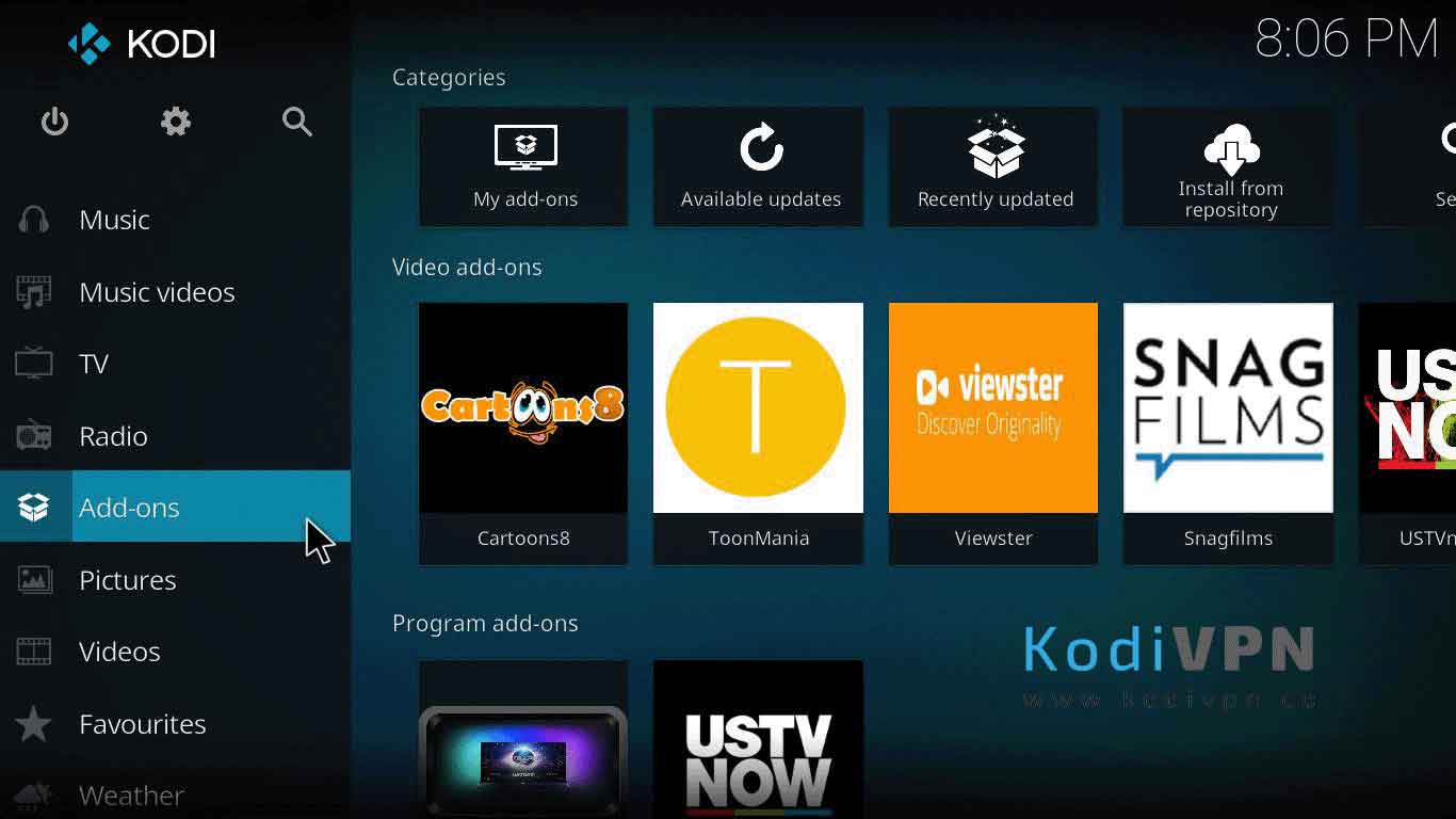 como instalar o uranus kodi no jarvis versão 16 ou superior